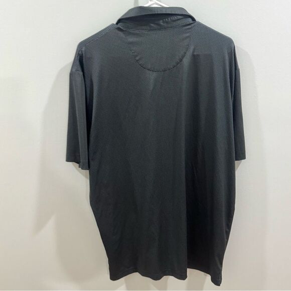 Callaway black and gray gingham print opti dri golf polo size large - Picture 8 of 8